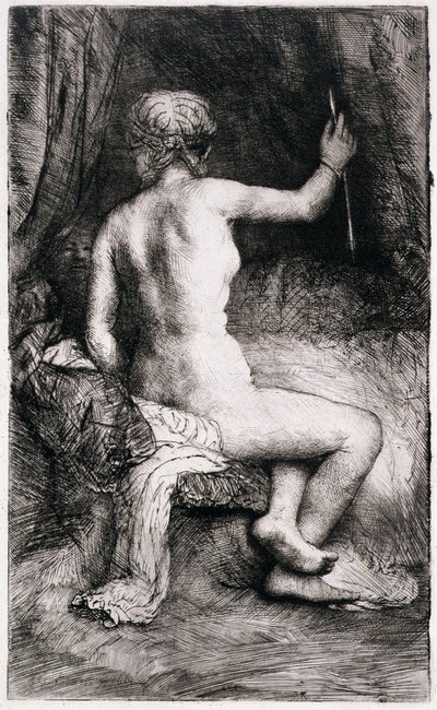 AD.12.39-153 La donna con la freccia, 1661 da Rembrandt van Rijn